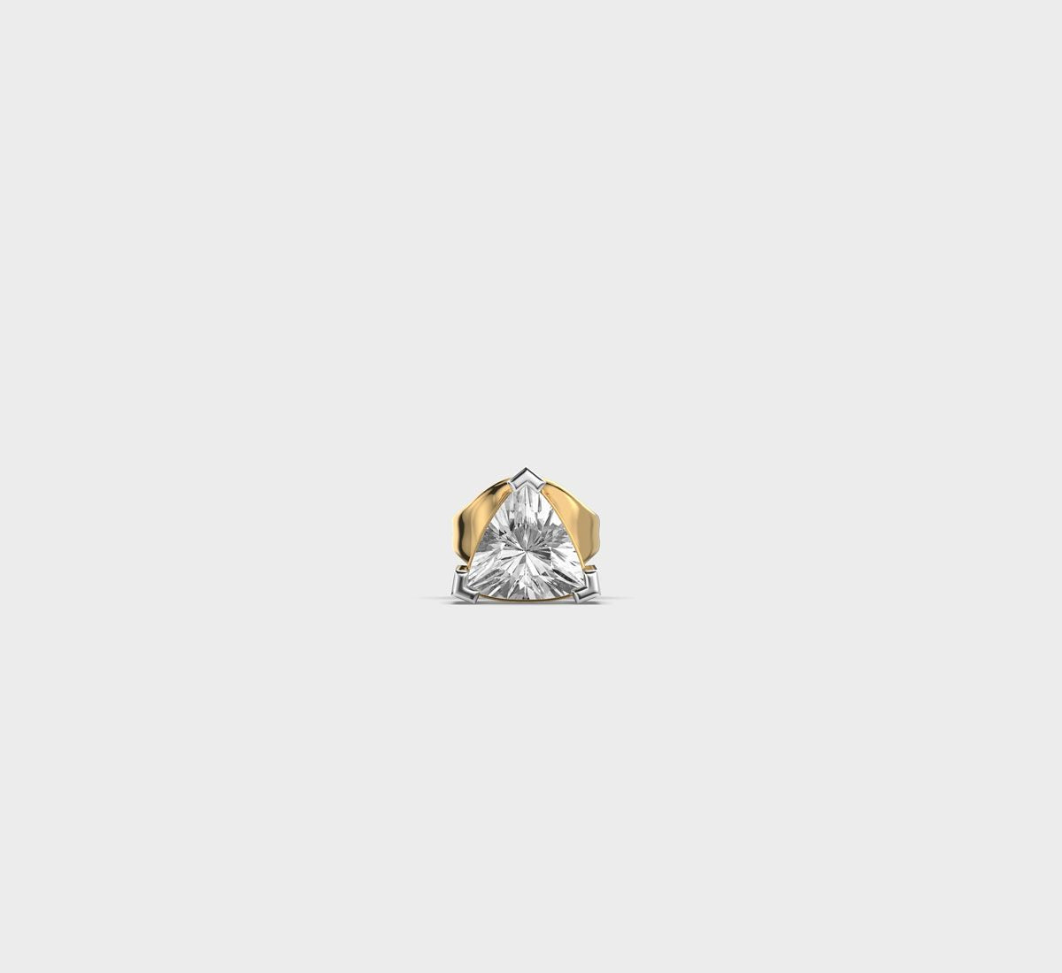 Elite Trillion Diamond Studs for Men