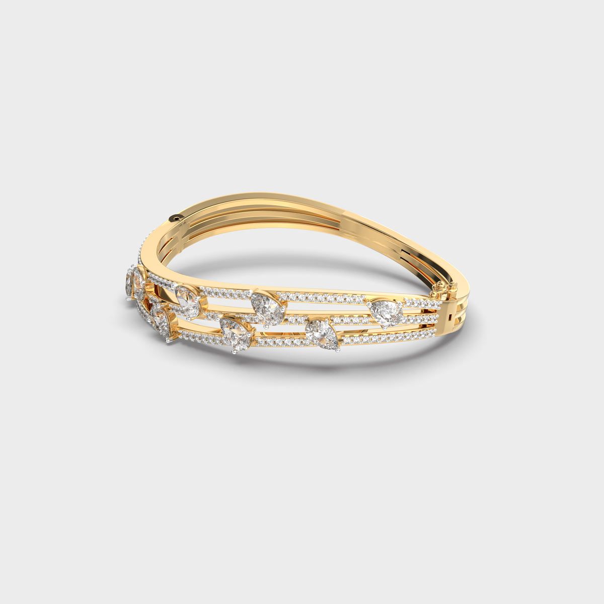Aphrodites Weapon Diamond Cluster Bracelet