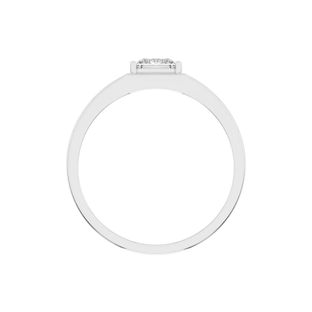 1.00Ct Princess Shape Solitaire