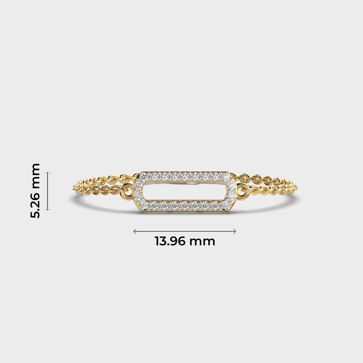 Delicate Diamond Chain Bracelet