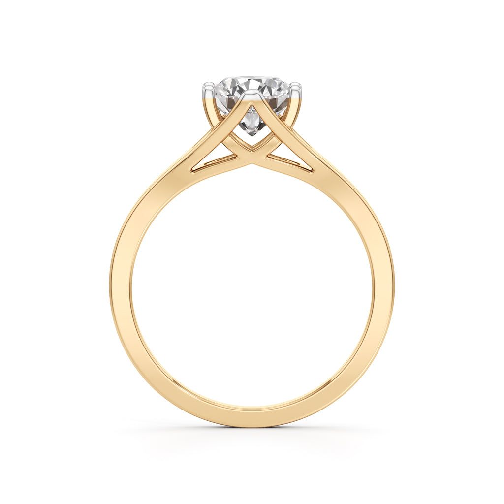 Celestia Solitaire Grace Ring