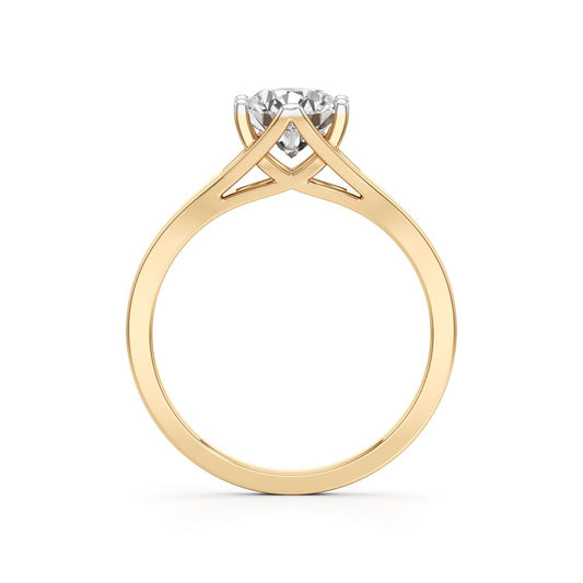Celestia Solitaire Grace Ring