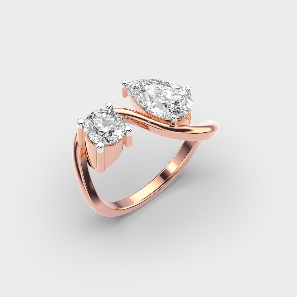 Us Together in Unity Diamond Ring - View 14