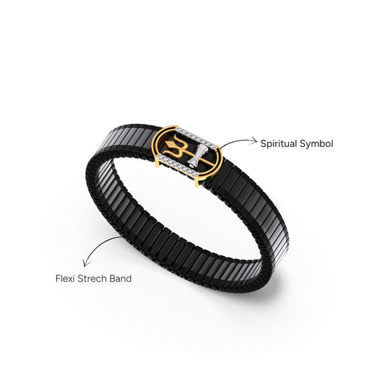 Iconic Shiva Diamond Men's Bracelet