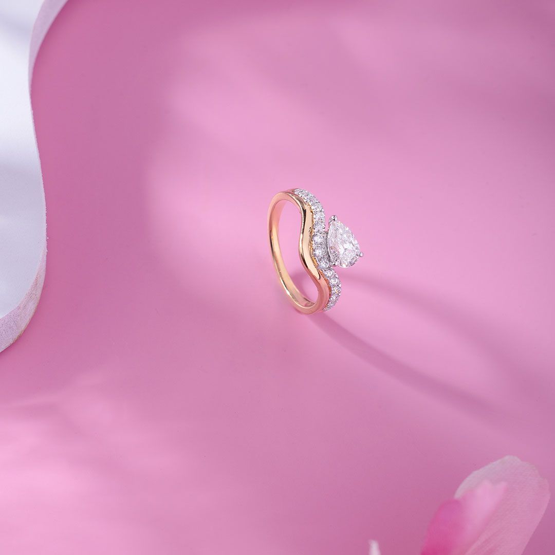 Modern Solitaire Vanki Diamond Ring - View 6