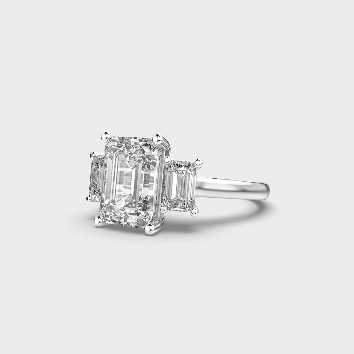 Rochester Duchess Treble Diamond Ring - View 11