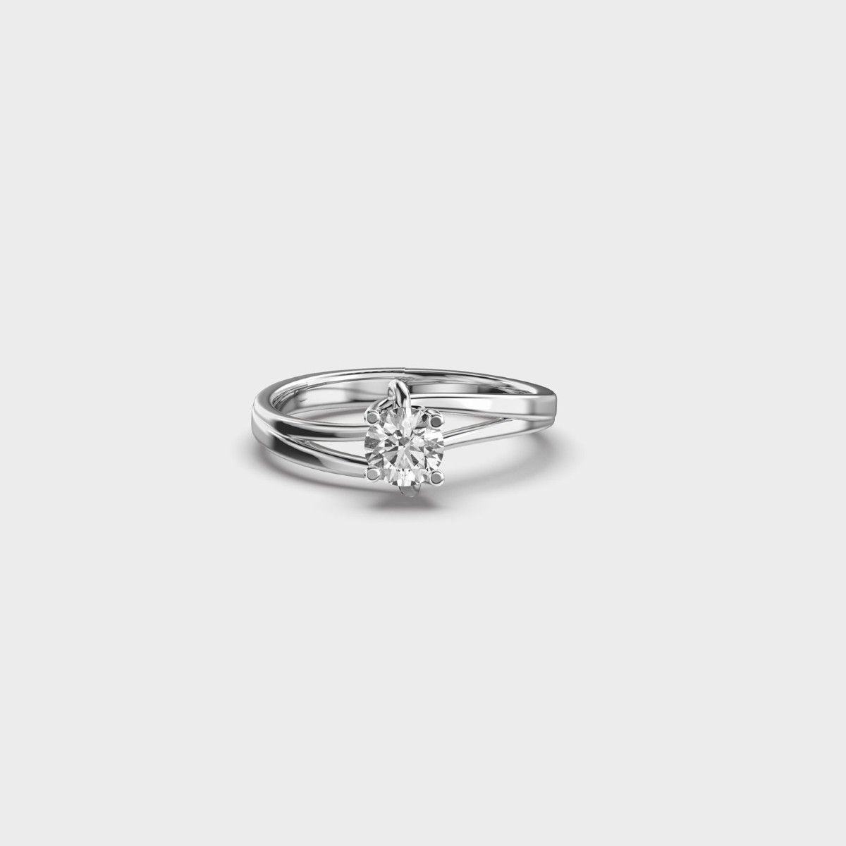 Casey Round Diamond Ring - View 10