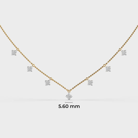 Constellation of Winter Diamond Necklace