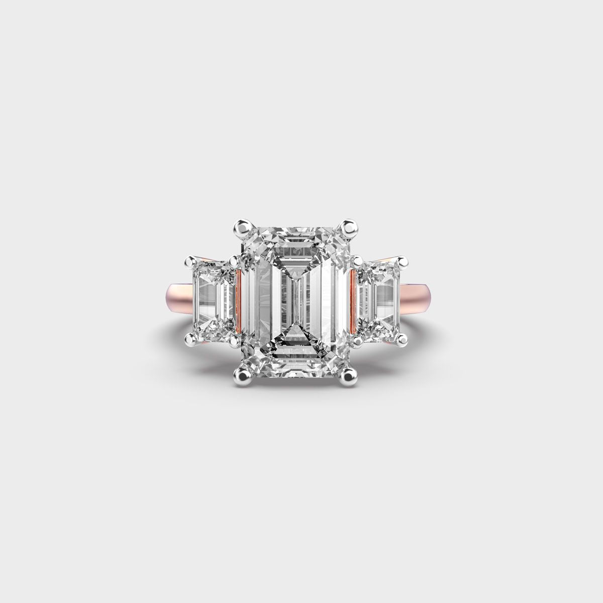 Rochester Duchess Treble Diamond Ring - View 6