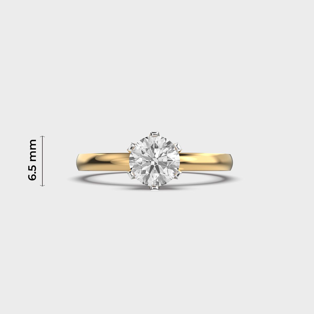 1.2 Carat Classic Solitaire Ring - View 2