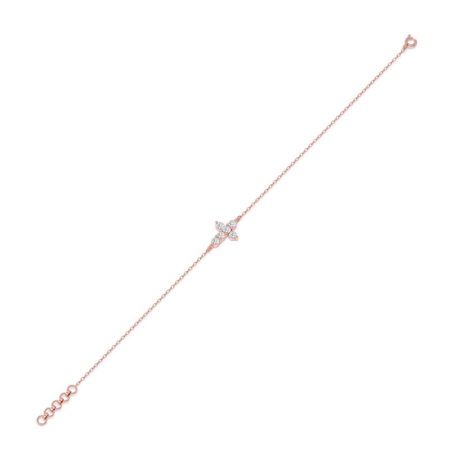 Linear Spark Chain Bracelet