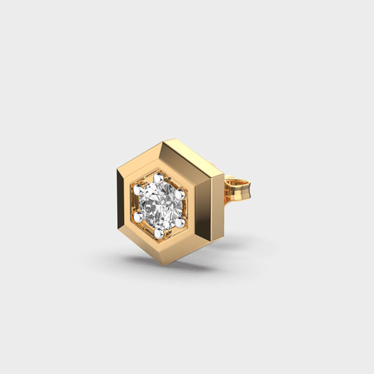 Penta Love Men Diamond Stud For Men