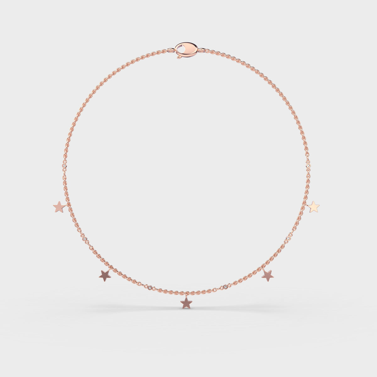 My Sweetheart Stars Diamond Necklace