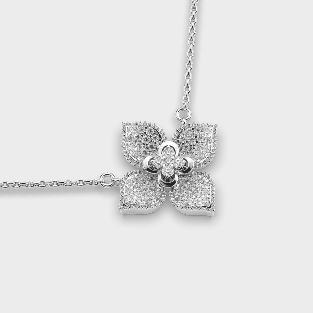 Demogorgon Clustered Diamond Necklace
