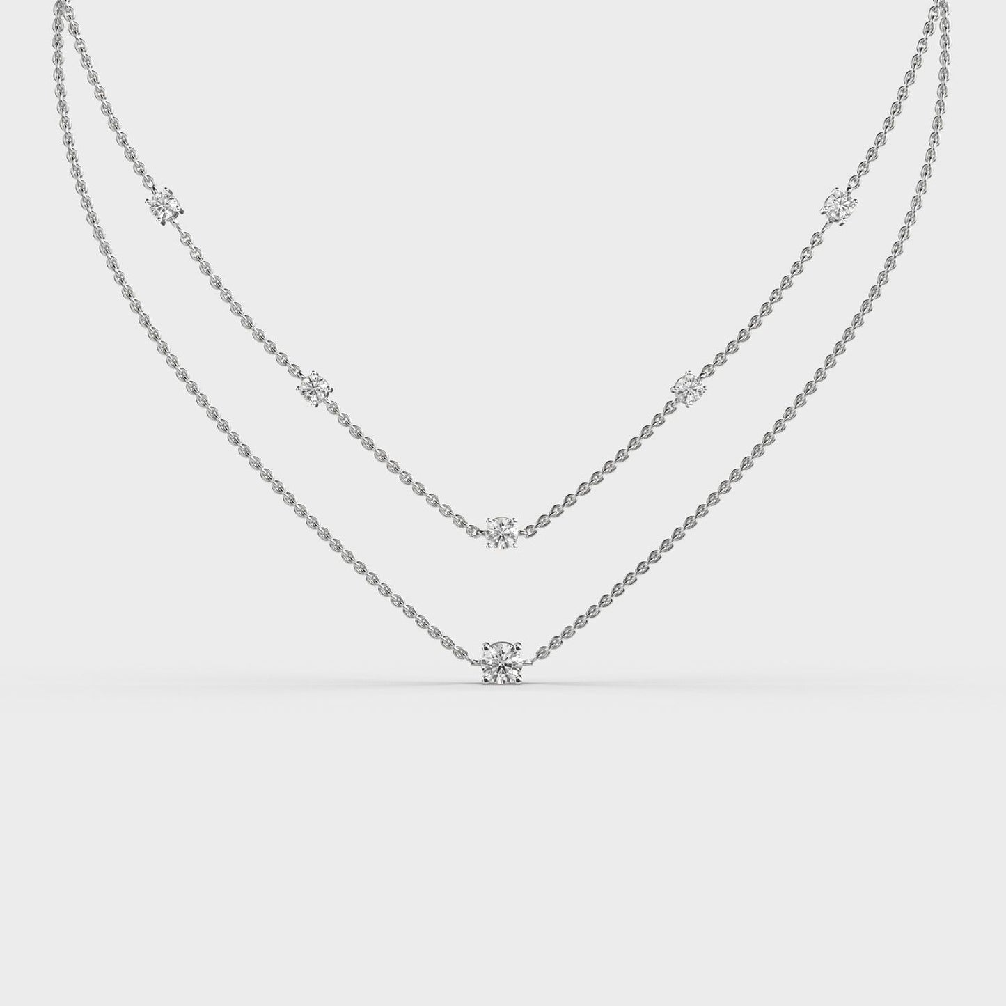 Lilibeth Amour Layered Diamond Necklace