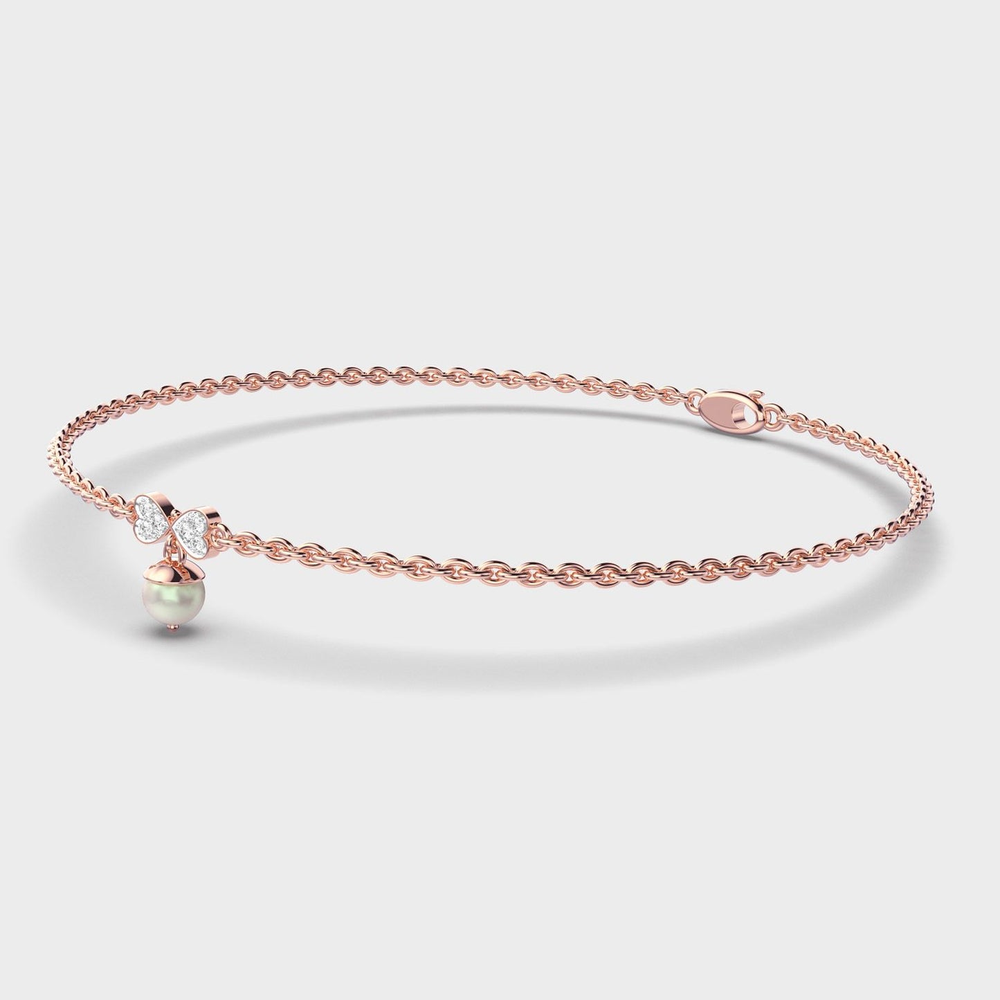 Sleek Horizon Diamond Bracelet