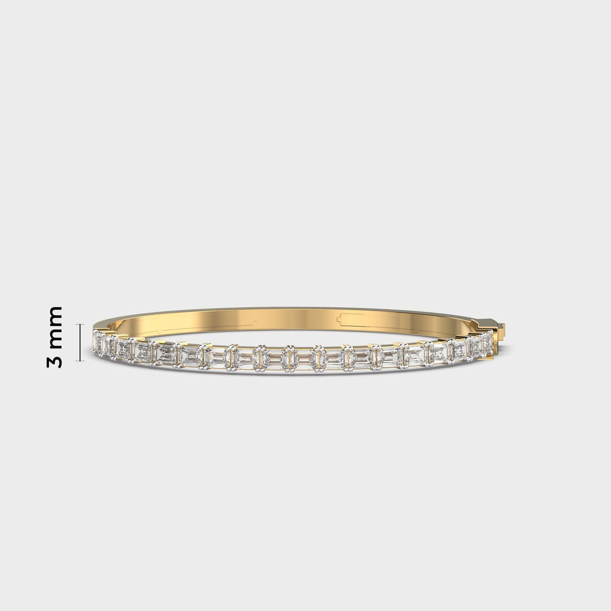 Graceful Alignment Diamond Bracelet