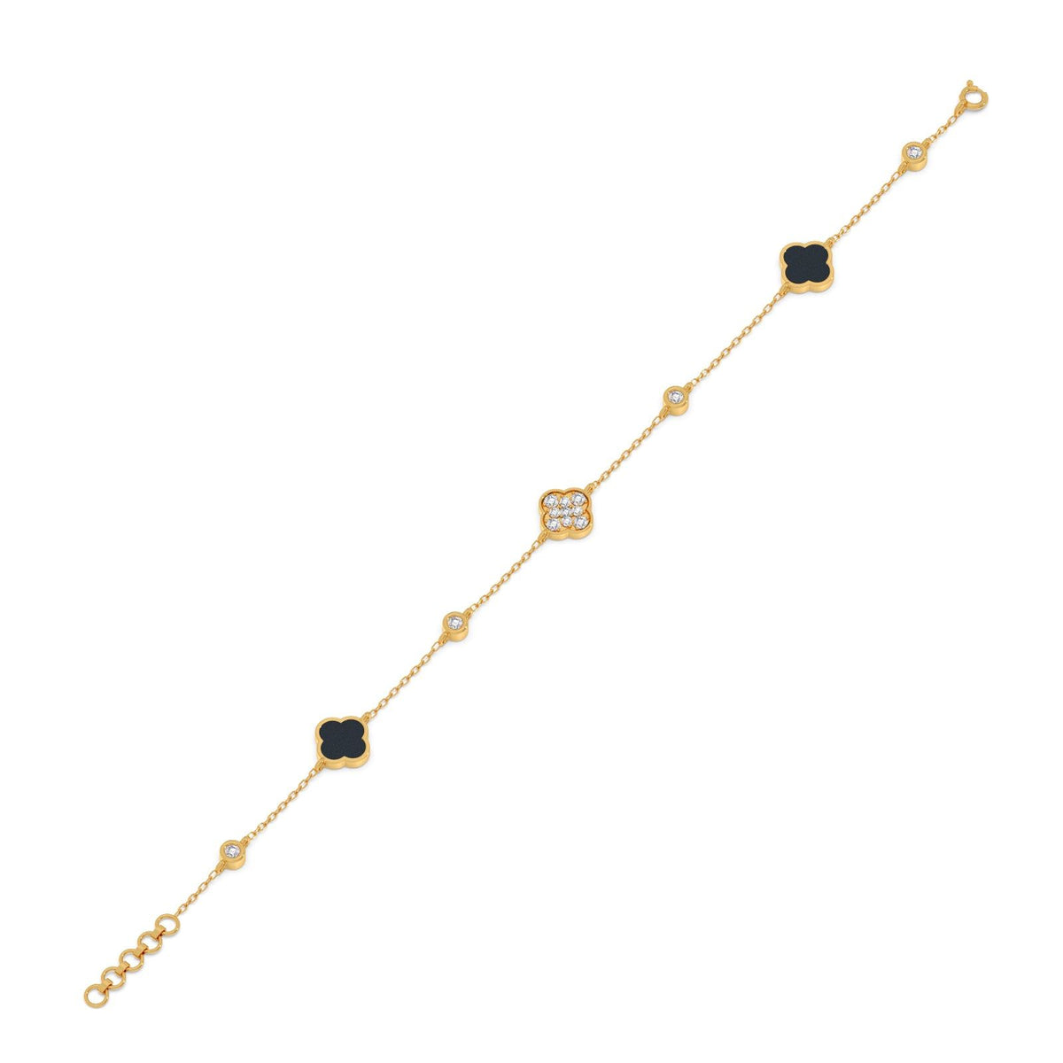 The Lucky Clover Diamond Bracelet
