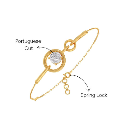 Portuguese Orbit Chain Bracelet