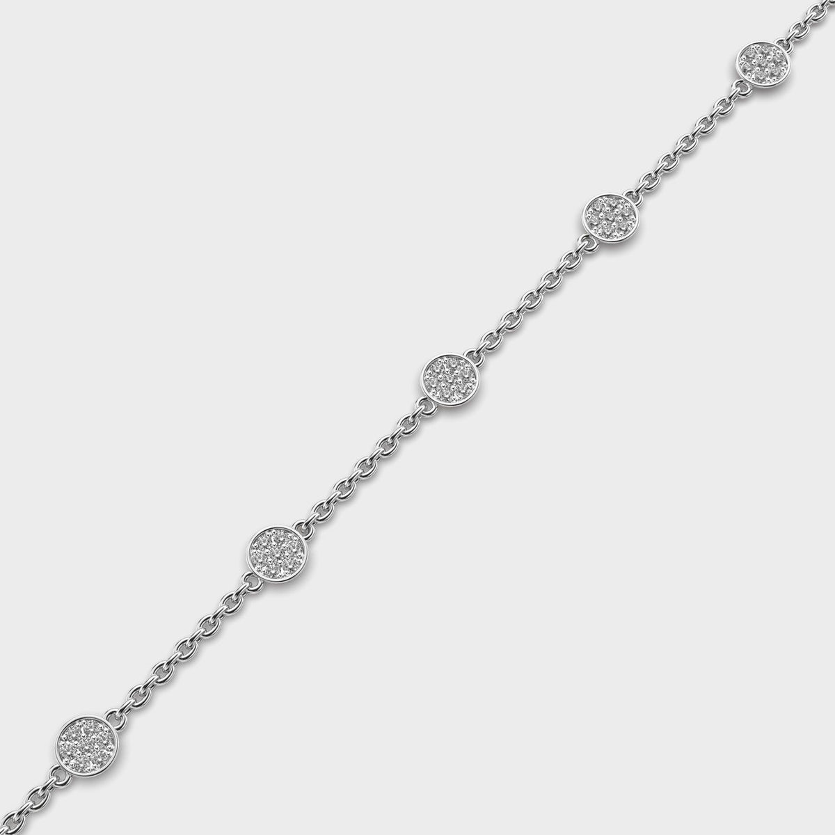 Refined Verge Diamond Bracelet