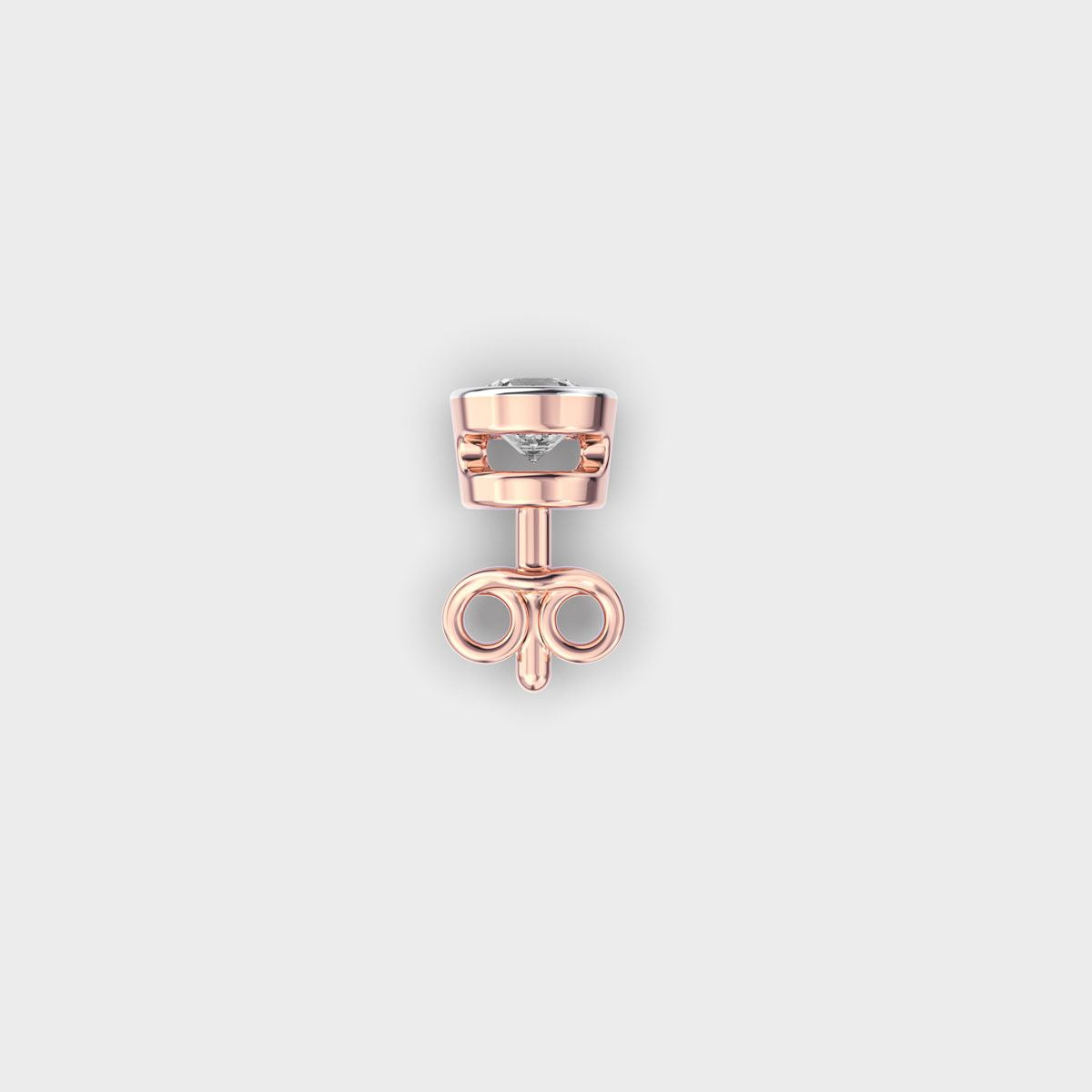 Royal Appeal Round Diamond Studs For Men