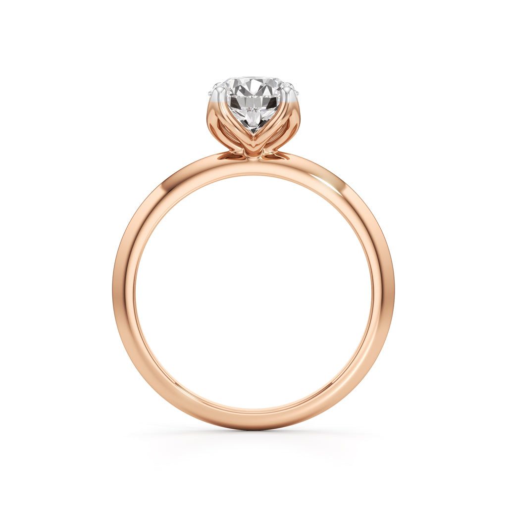 Soltressa 1Ct Four Prong Round Cut Solitaire Ring