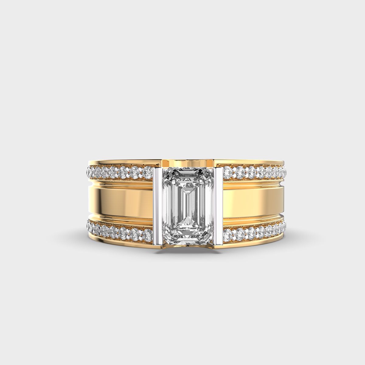 Symbol of Strength Diamond Ring For Men - View 13