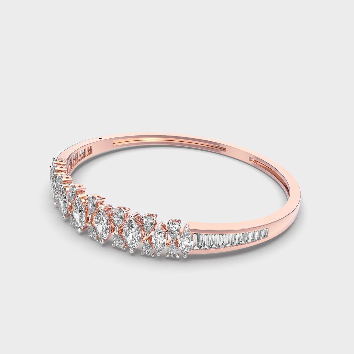 Stunning English Princess Diamond Bracelet