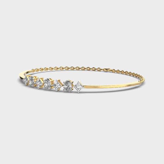 Geometric Appeal Diamond Bracelet