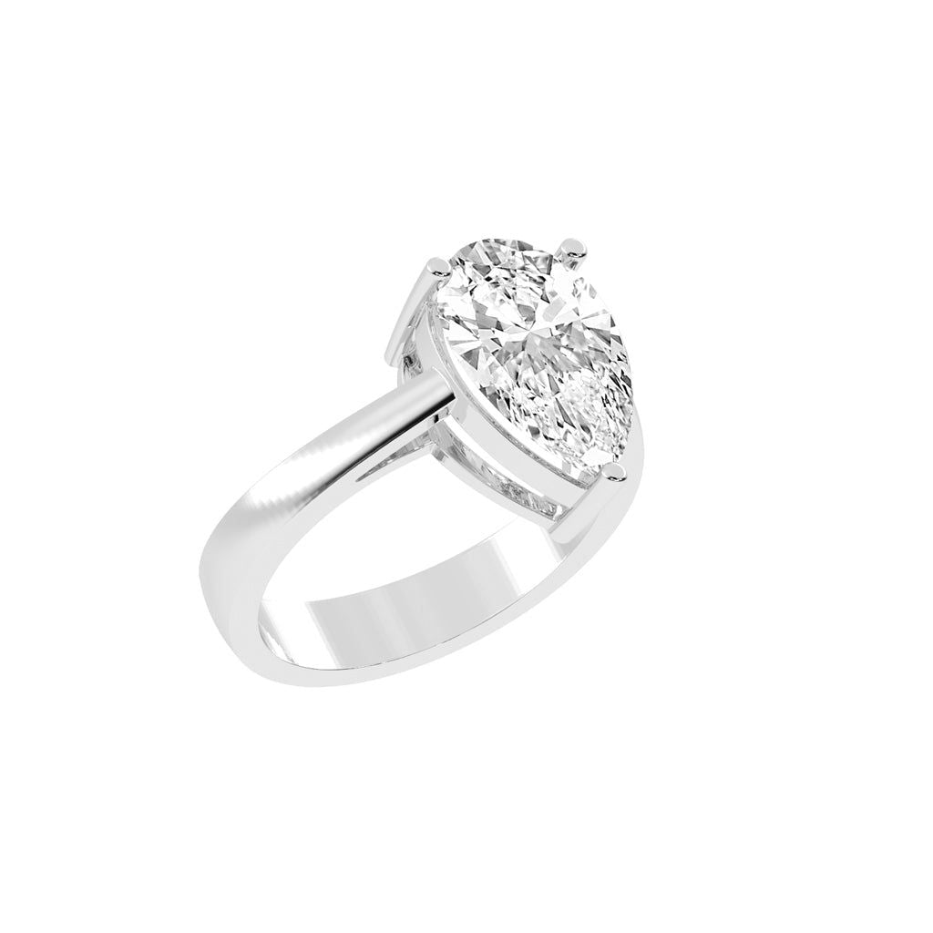 Elysia Pear Diamond Ring
