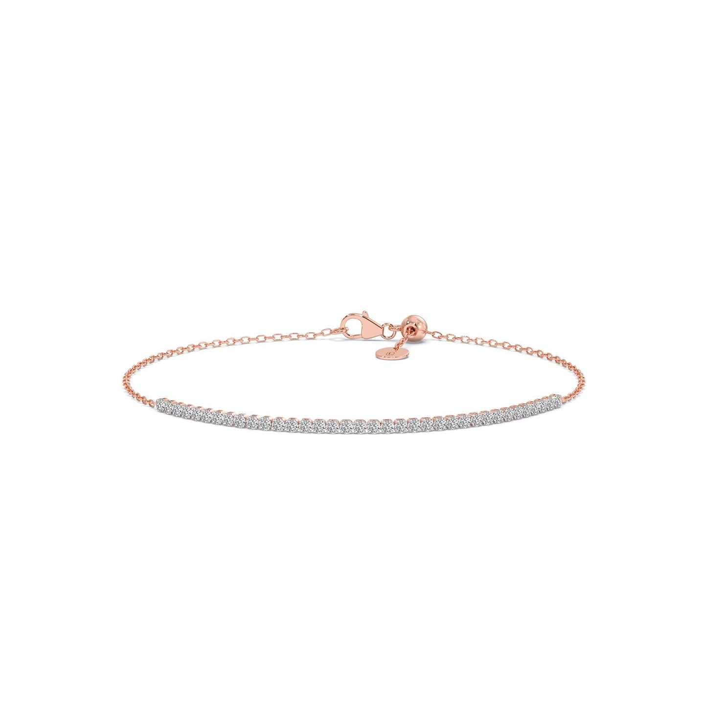 Lustre Round Diamond Chain Bracelet
