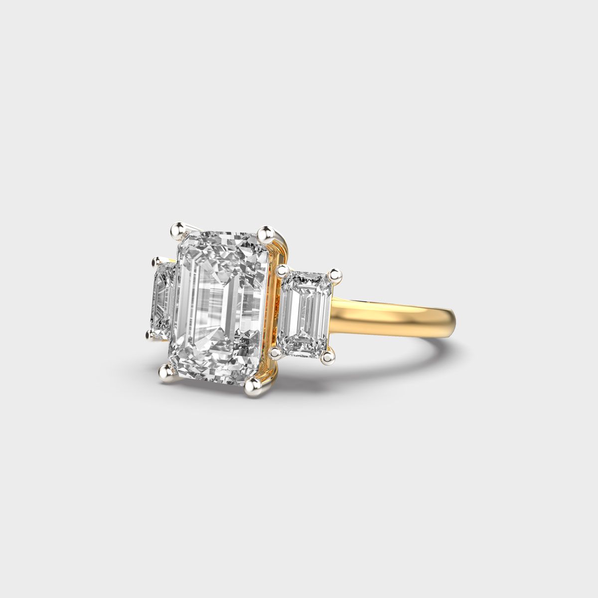 Rochester Duchess Treble Diamond Ring - View 2