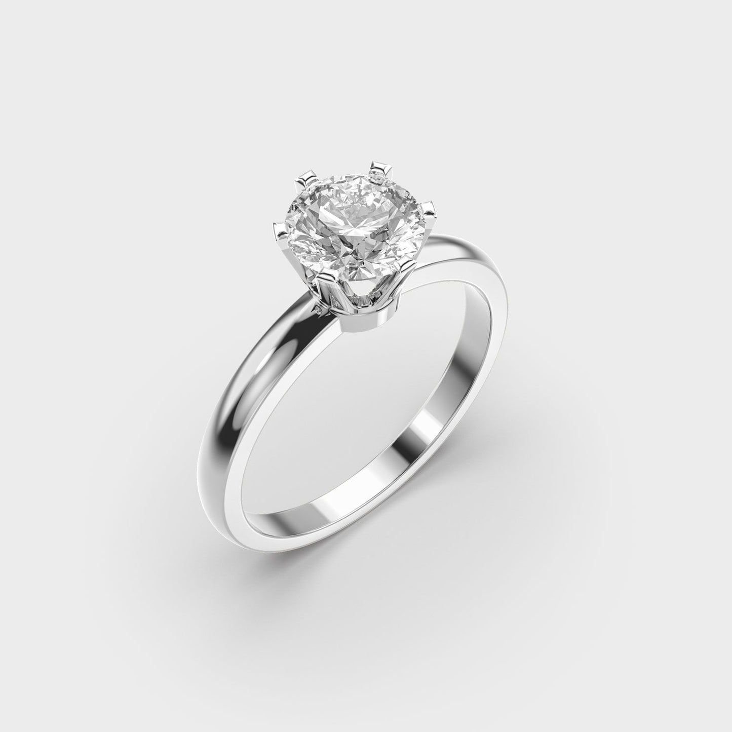 1.2 Carat Classic Solitaire Ring - View 8