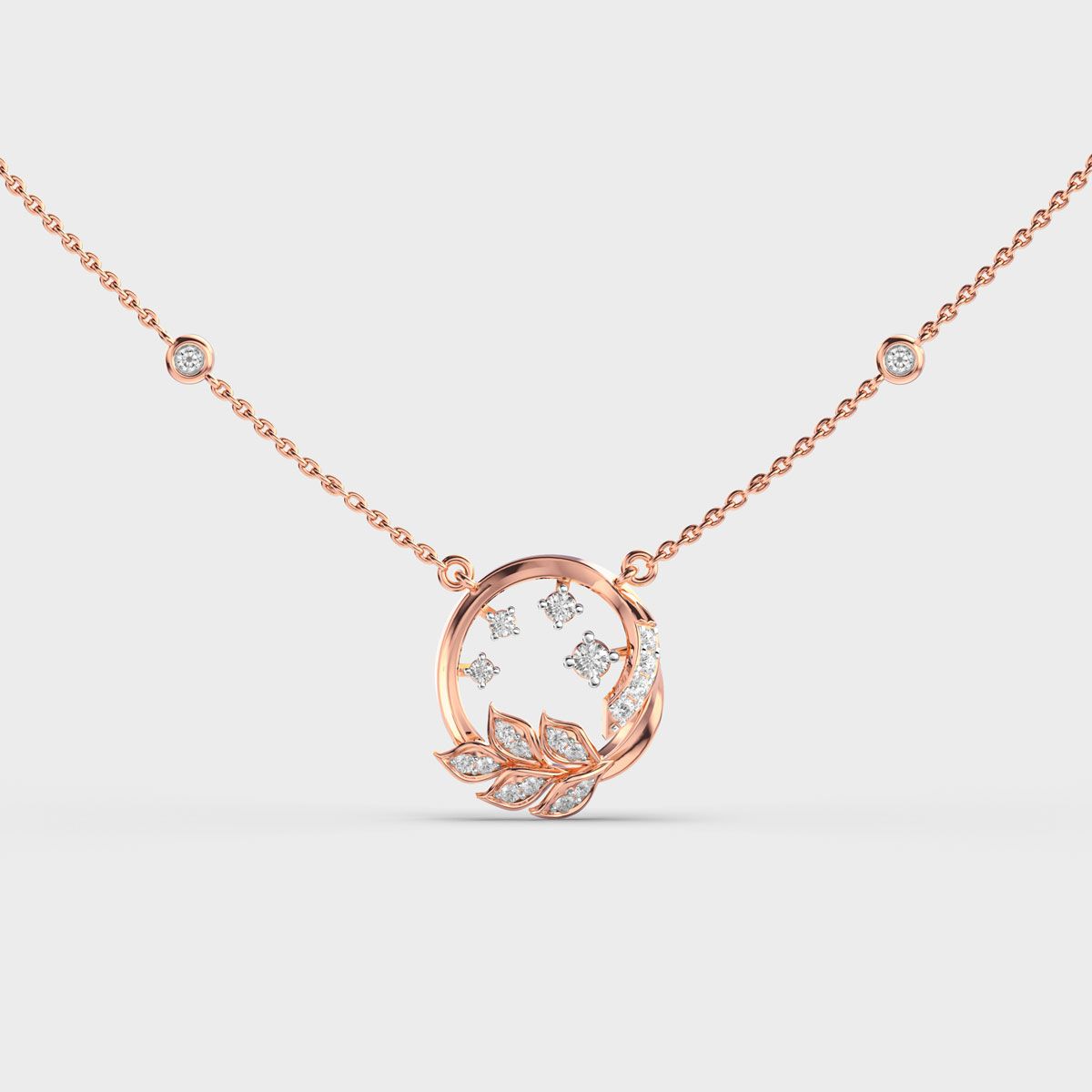 Basket of Blooms Diamond Necklace