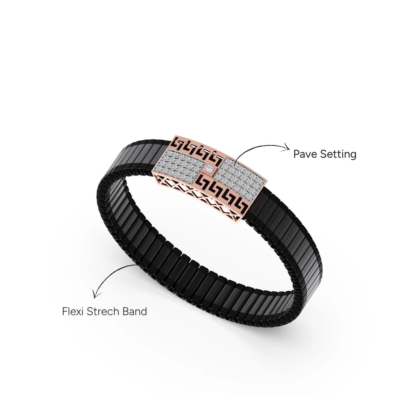 Forge Link Diamond Men's Bracelet
