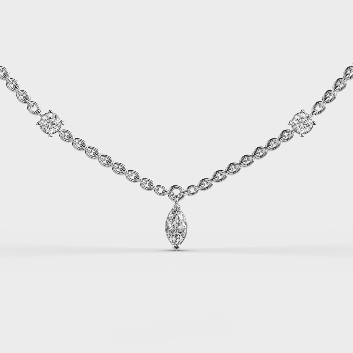 Velora Link Diamond Necklace