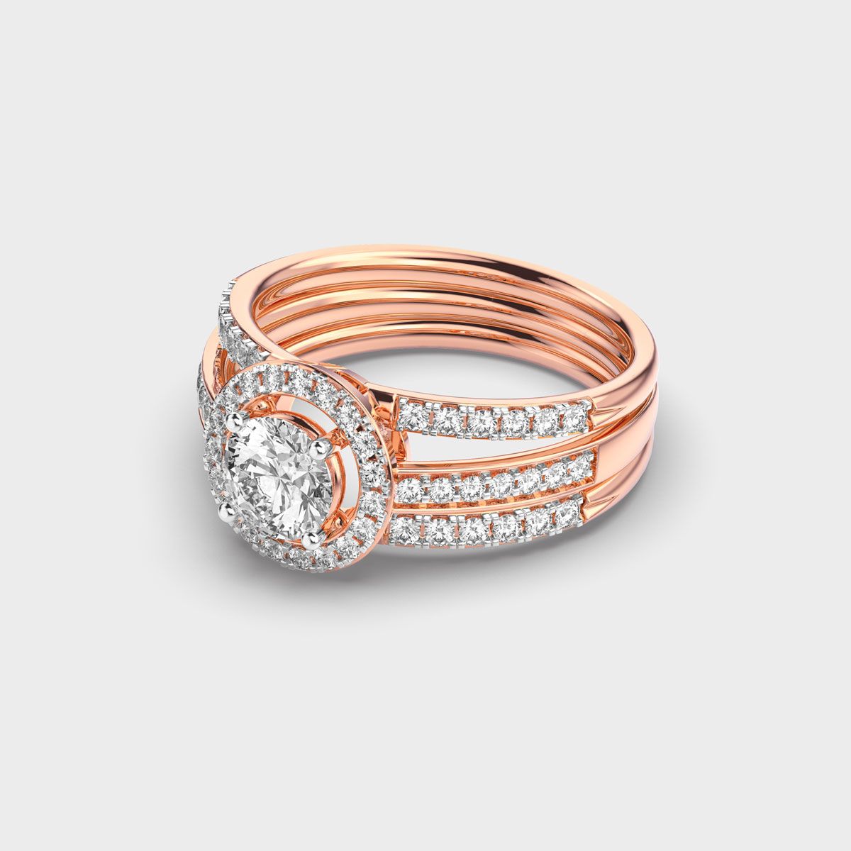 Clarion Orb Diamond Ring - View 8