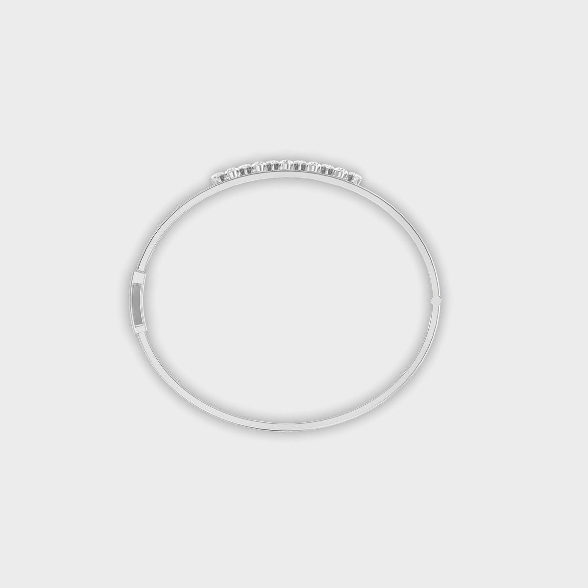 Pear Zigzag Row Diamond Bracelet