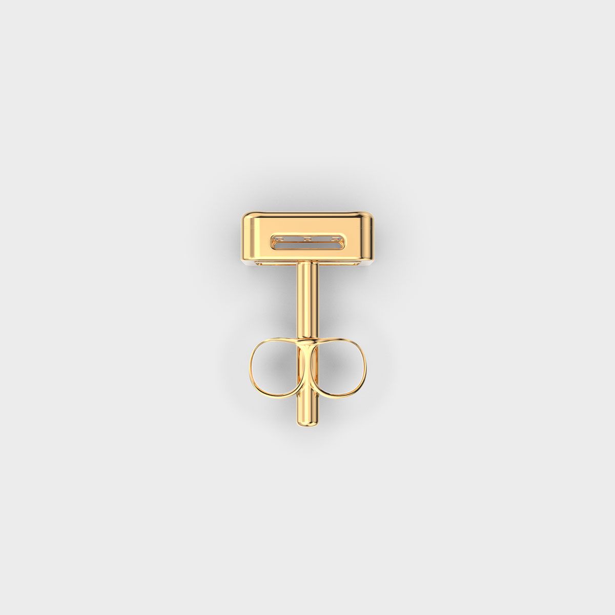 Match Court Men Diamond Ear Studs