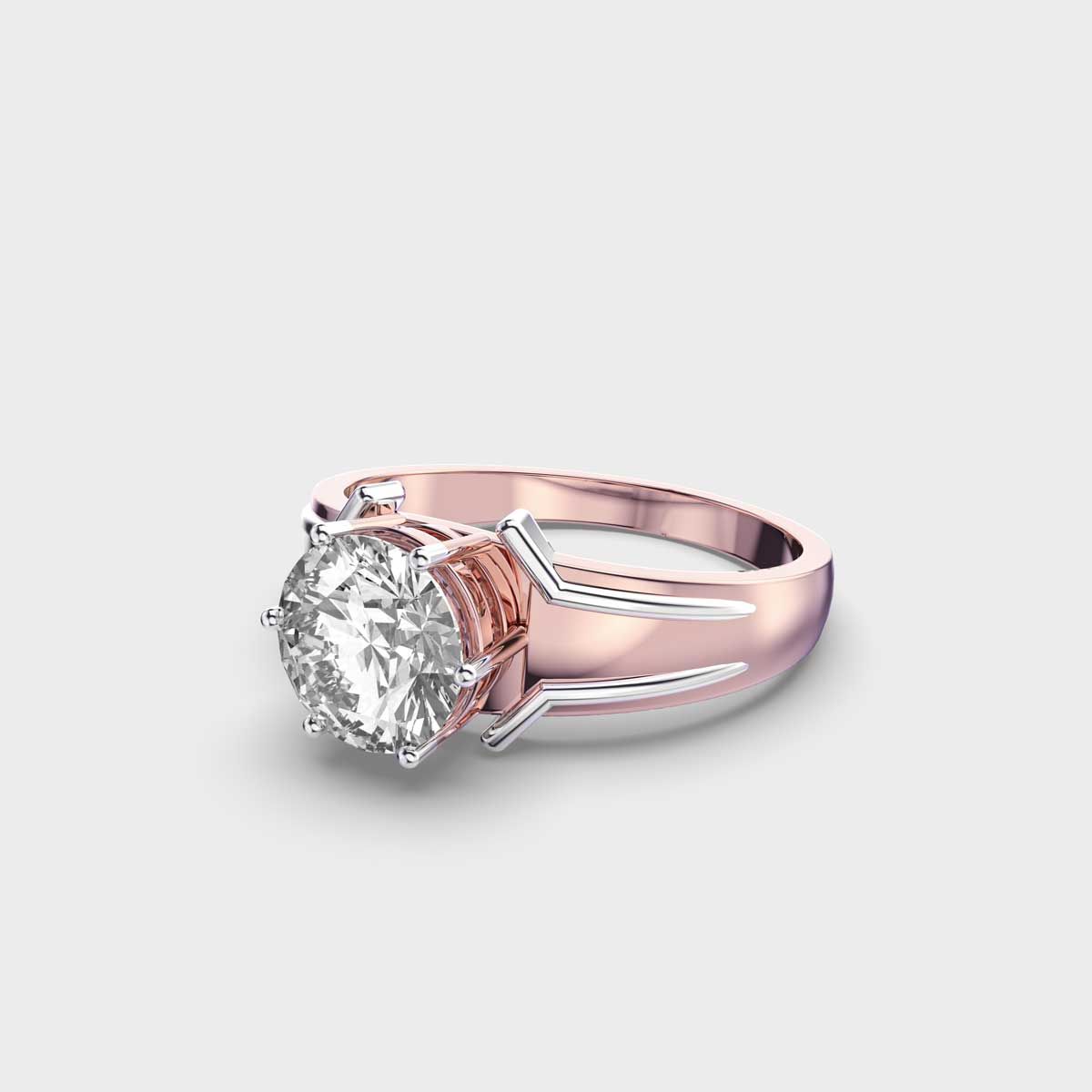 Gleaming Sun Diamond Ring For Men - View 2