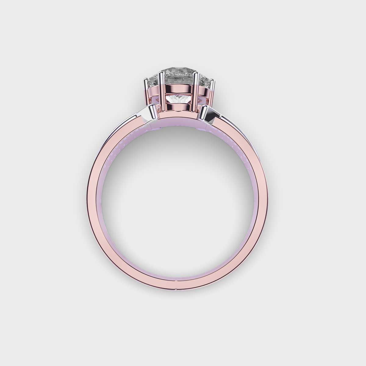 Gleaming Sun Diamond Ring For Men - View 4