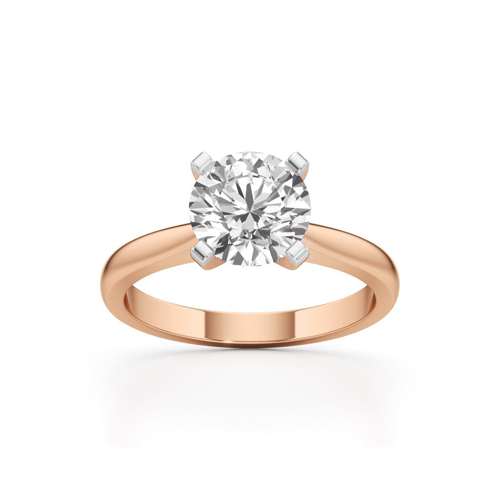 Solurelle 2Ct Round Cut Solitaire Ring