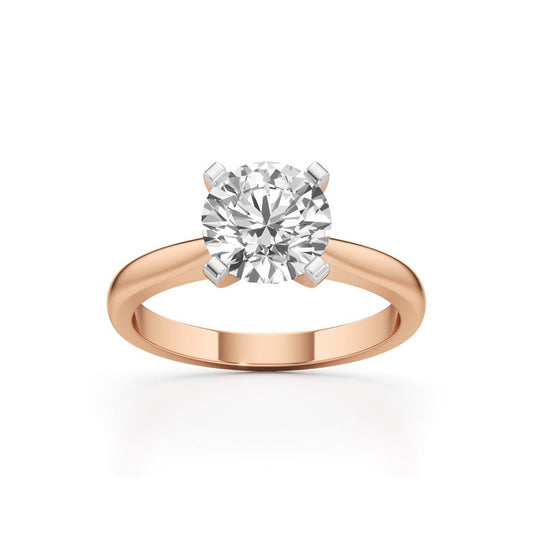 Solurelle 2Ct Round Cut Solitaire Ring