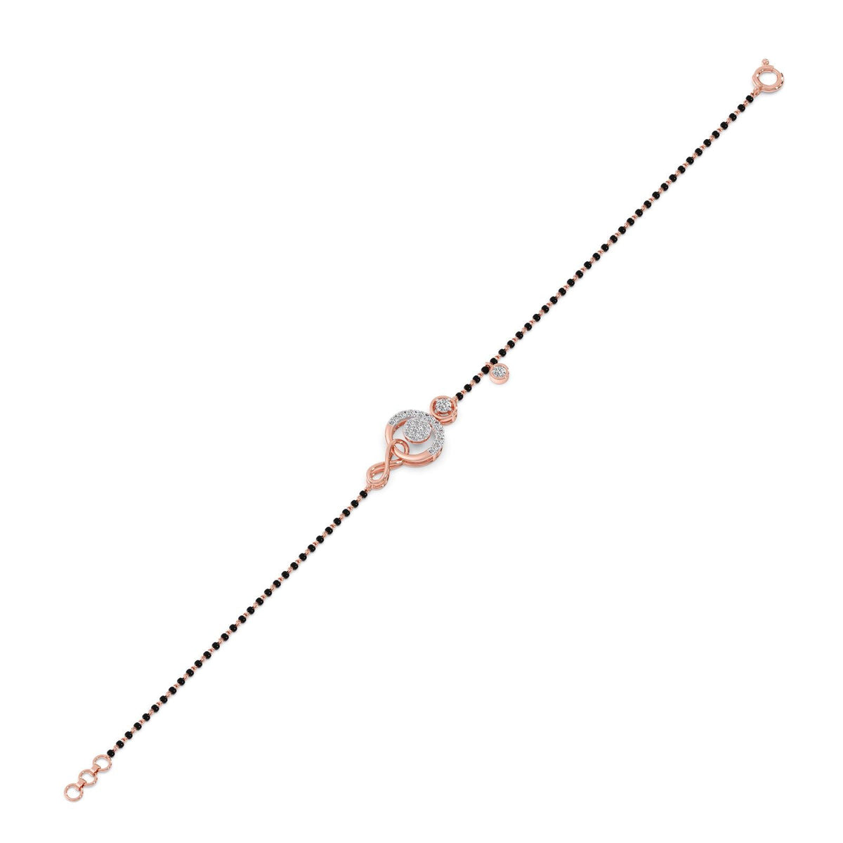 Ananta Cluster Diamond Mangalsutra Bracelet