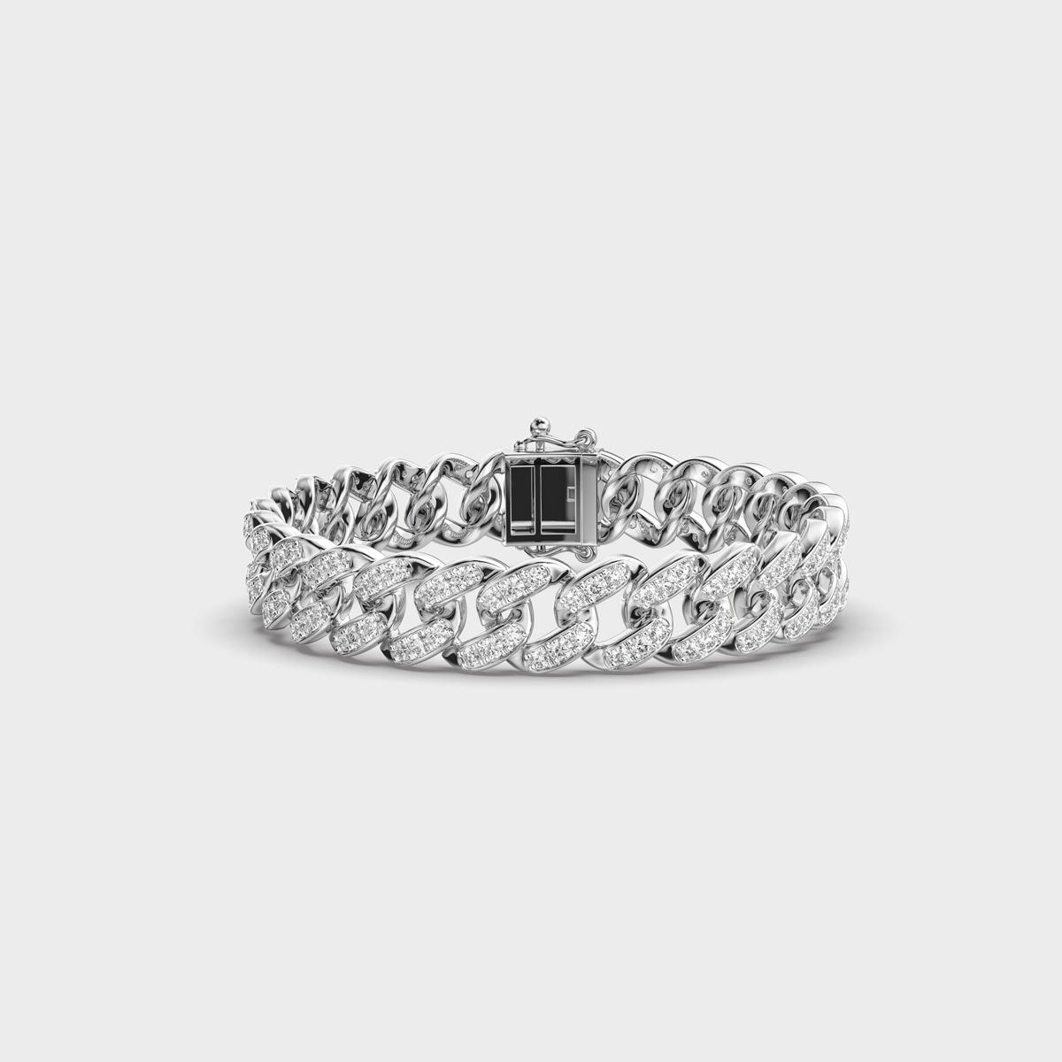 Chain of Love Diamond Cluster Bracelet