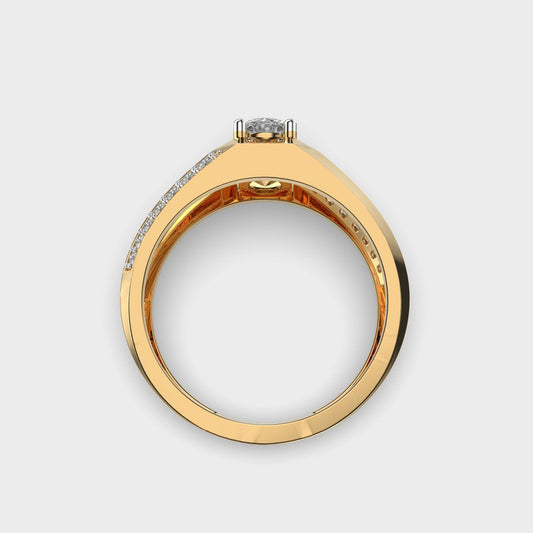 Classic Diamond Band Ring For Men - View 14