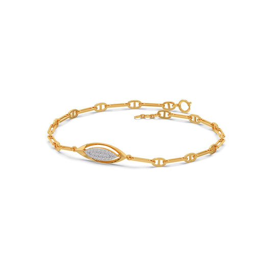 Lumina Marquise-Link Diamond Chain Bracelet