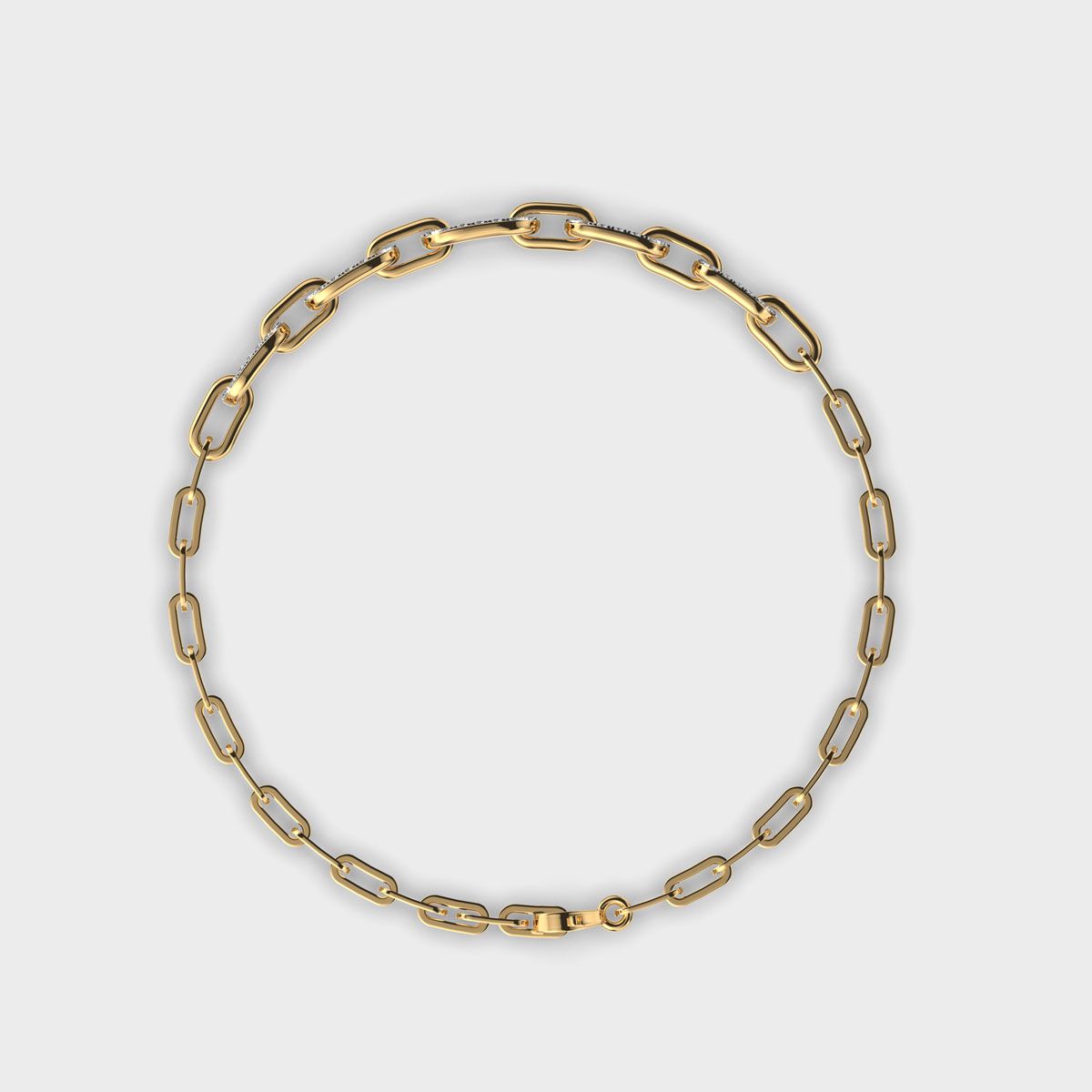 Pureline Link Line Diamond Bracelet
