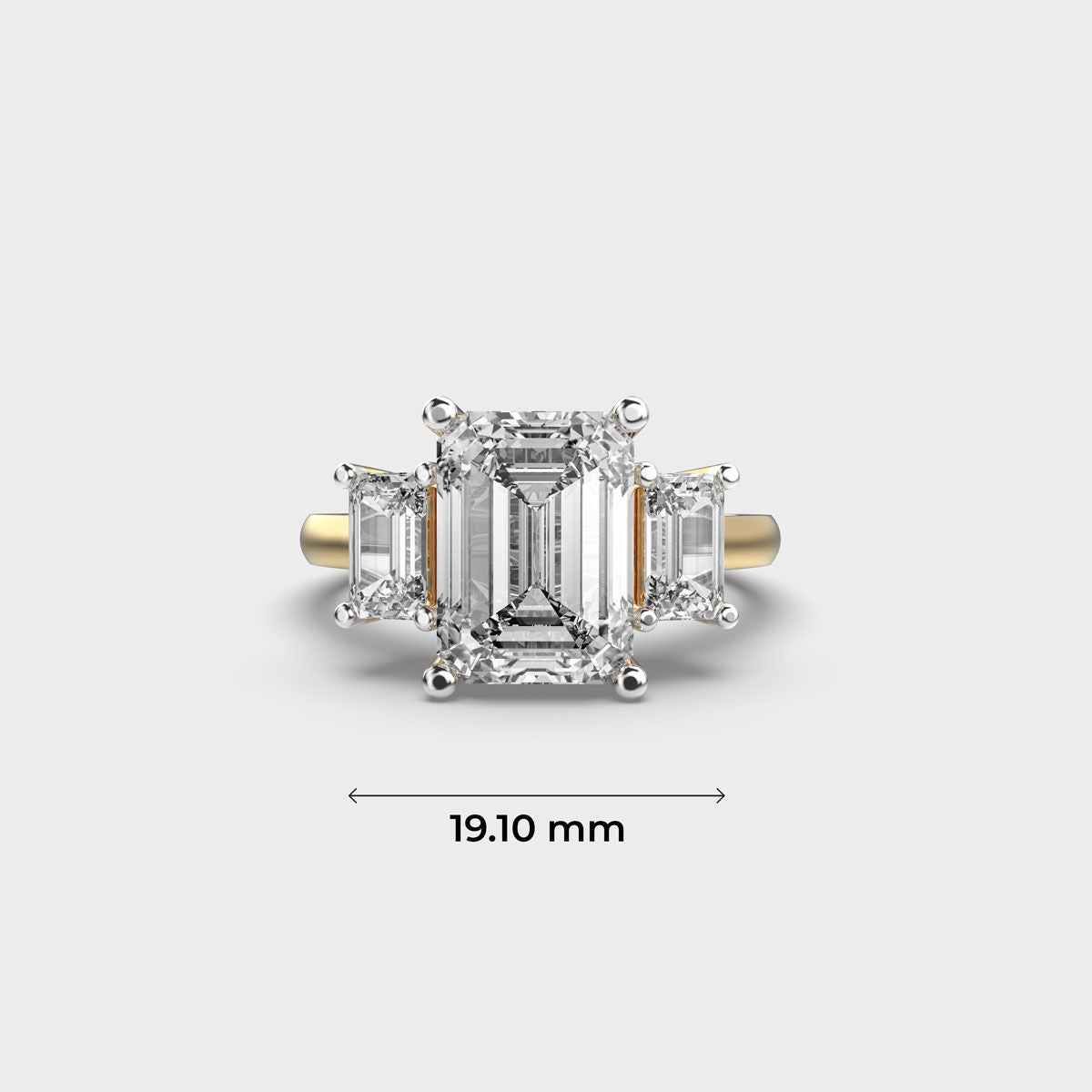 Rochester Duchess Treble Diamond Ring - View 5