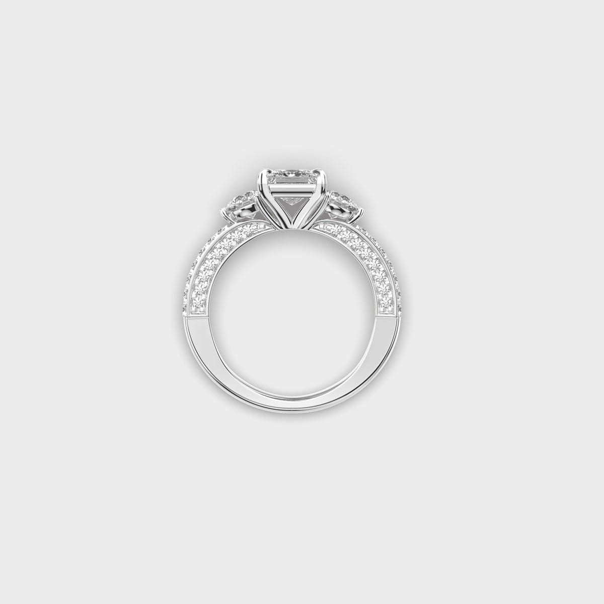 Radiant Diamond Ring - View 13